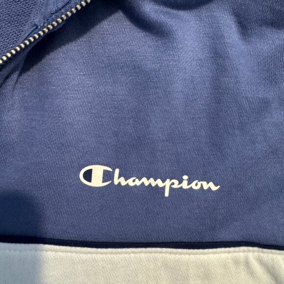 Champion Two-Tone Quarter Zip Sweatshirt – Size L - Picture 2 of 4